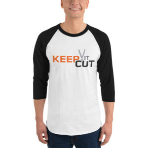 Unisex - 3/4 Sleeve (White Bck)