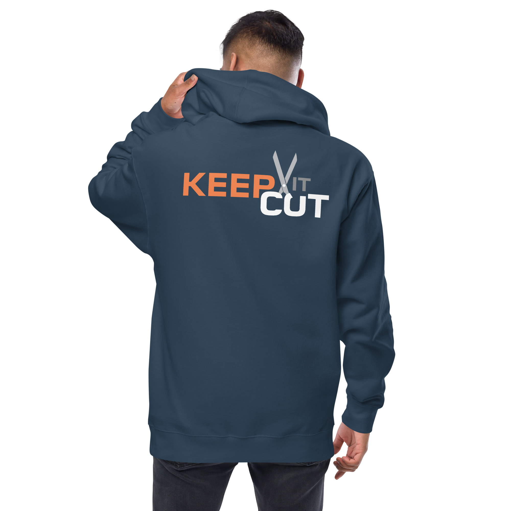 Unisex fleece zip up hoodie - Image 3